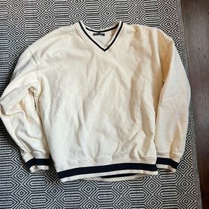 Brandy Melville oversized v neck sweatshirt.